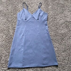 Kendall & Kylie light blue dress